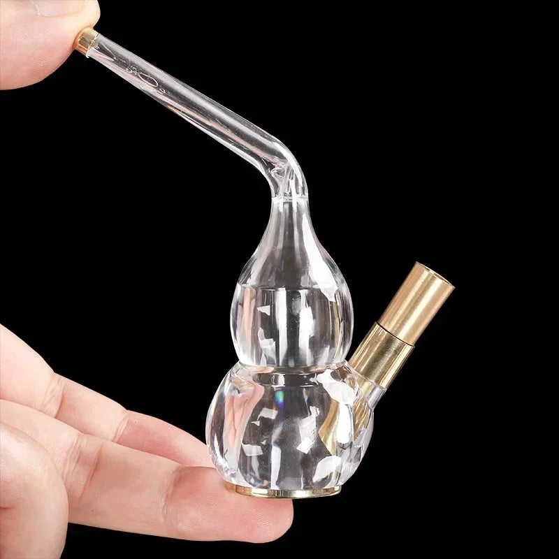 Mini Dual Acrylic Filter Bottle – Compact Multi-Use Water Bottle Accessory (106×90×38mm)
