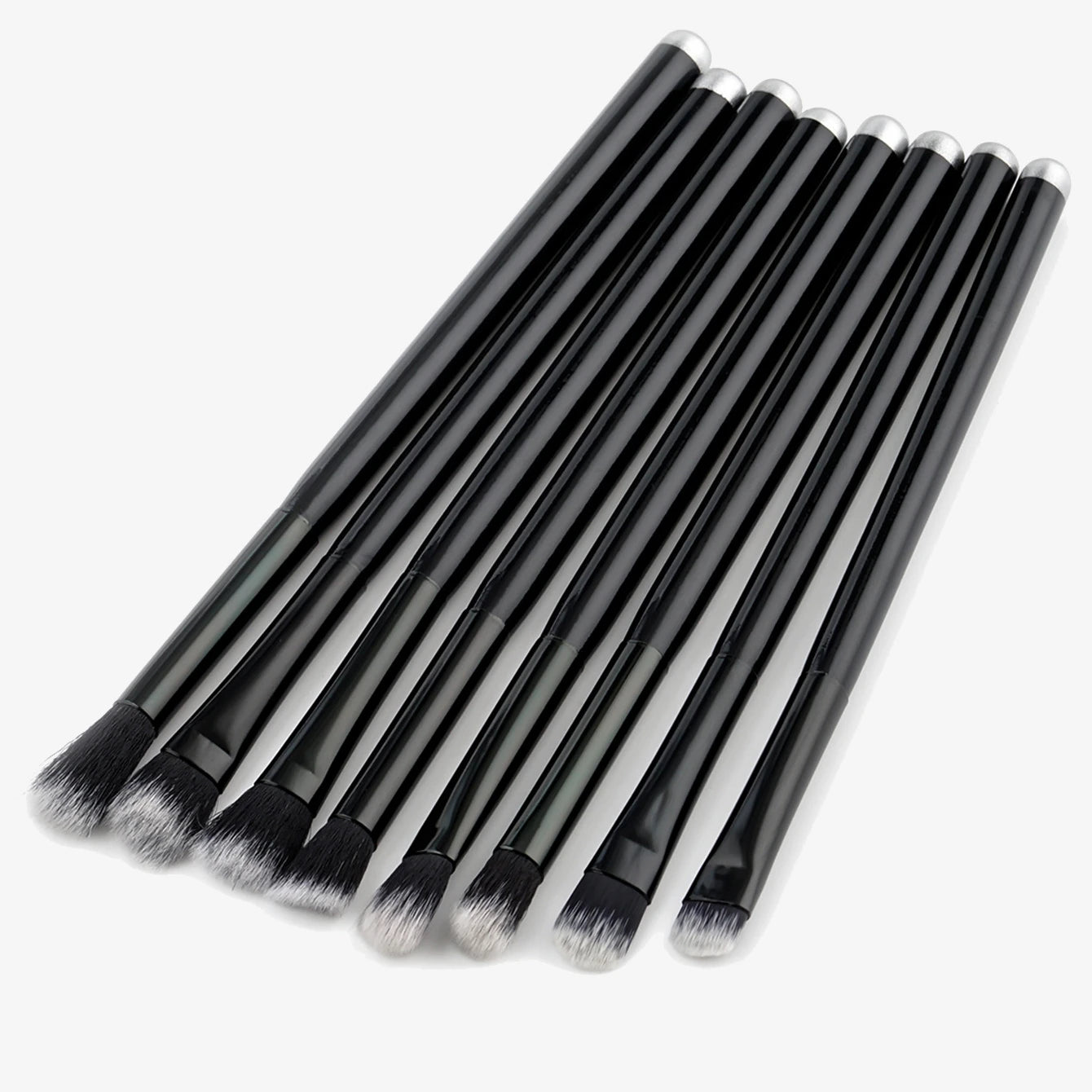 Professional Makeup Brush Set – Natural Fiber Brushes for Face & Eyes (6–10pcs)