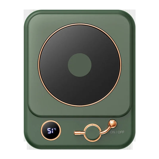 Electric Coffee Cup Warmer – 3-Setting Temperature Control Heating Coaster