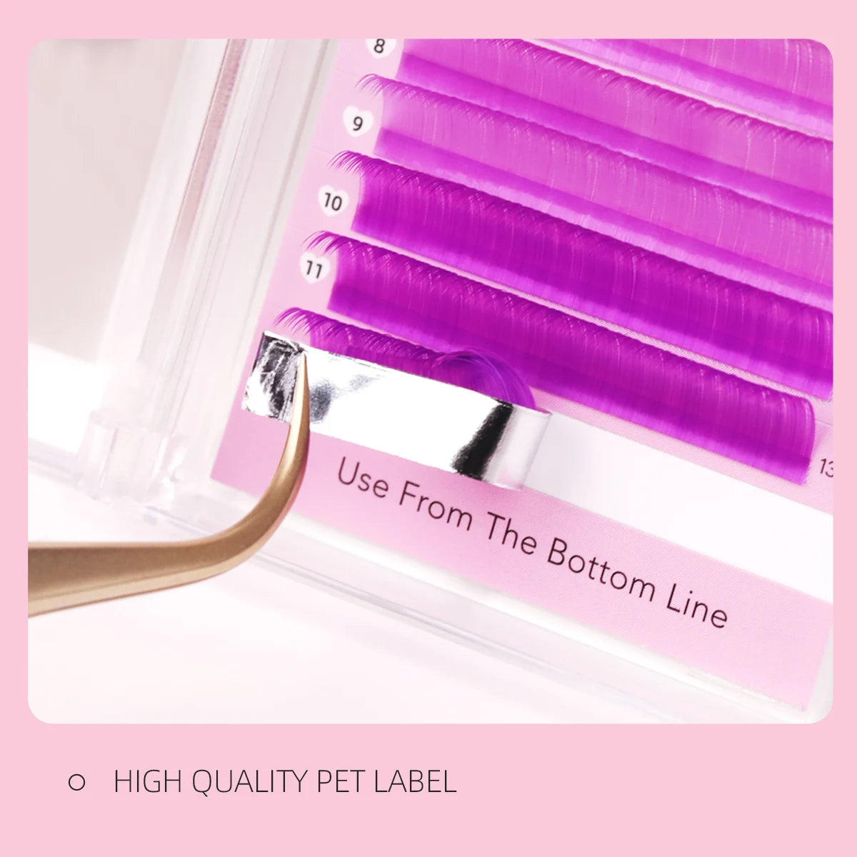 Colored Classic Eyelash Extensions – Soft, Natural & High-Quality Lashes