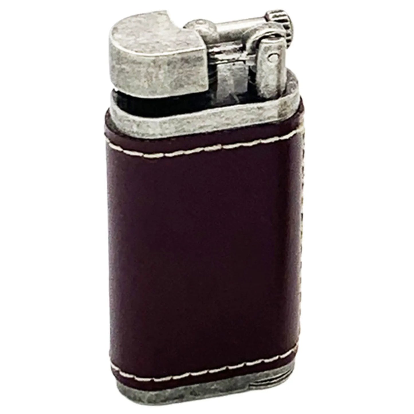 Vintage Oblique Fire Pipe Lighter – Metal Reusable