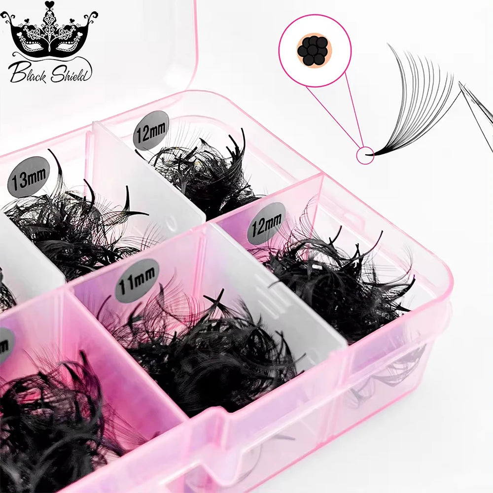 Premade Volume Lash Fans – 3D–20D C Curl (8–15mm)