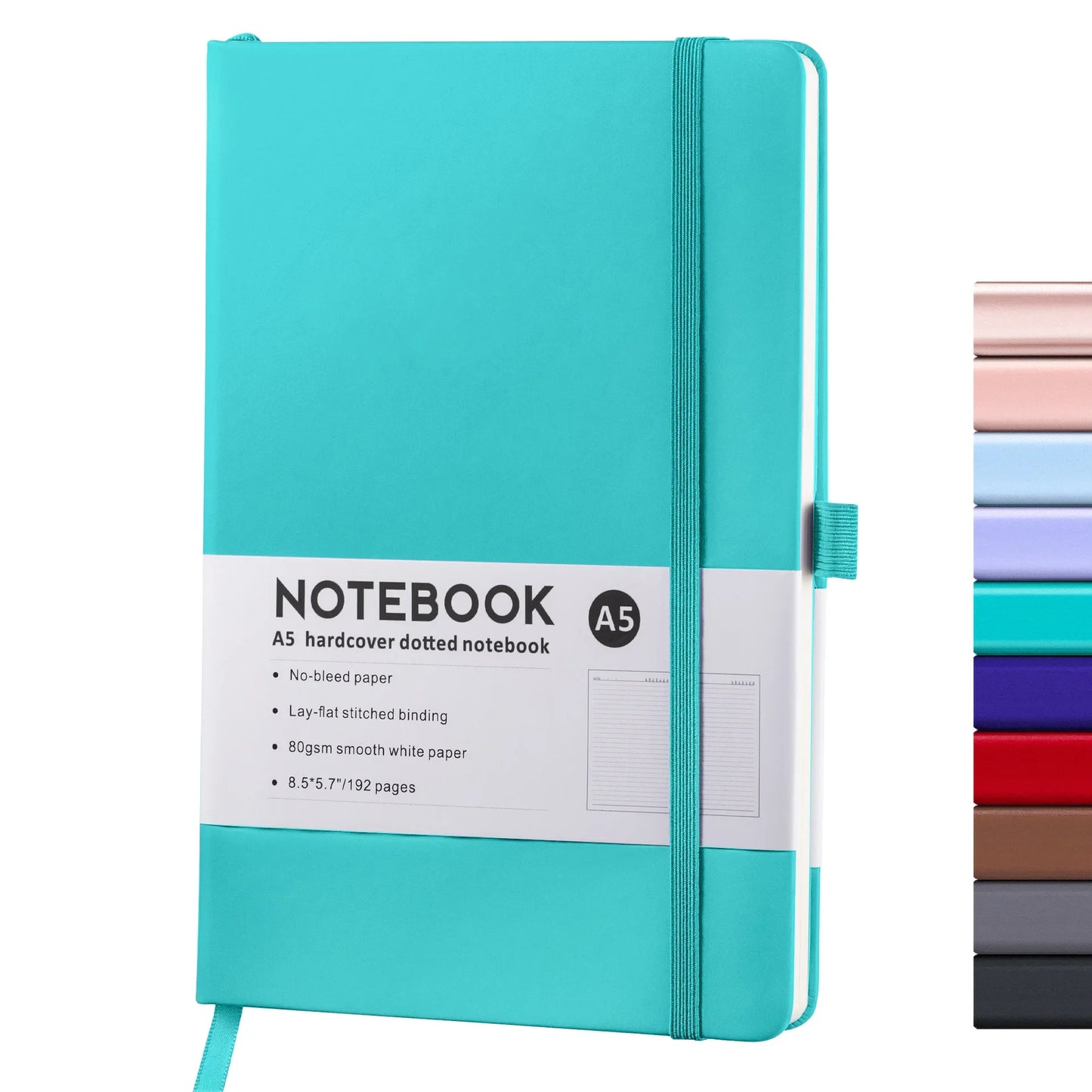 A5/A6 Strap Notebook – Sketchbook, Journal & Writing Pad for School or Office