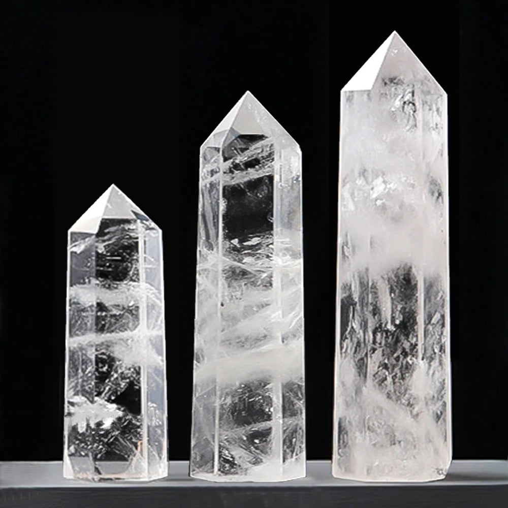Natural Crystal Point Wand – Healing Stones & Witchcraft Décor