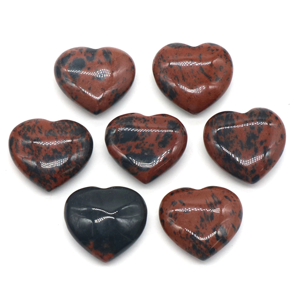 Natural Stone Heart Crystals – Rose Quartz, Amethyst & Gemstone Ornaments