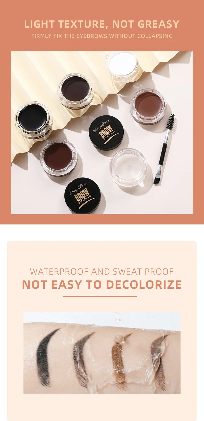 3D Wild Eyebrow Gel Wax – Fluffy, Sculpted, & Locked in All Day