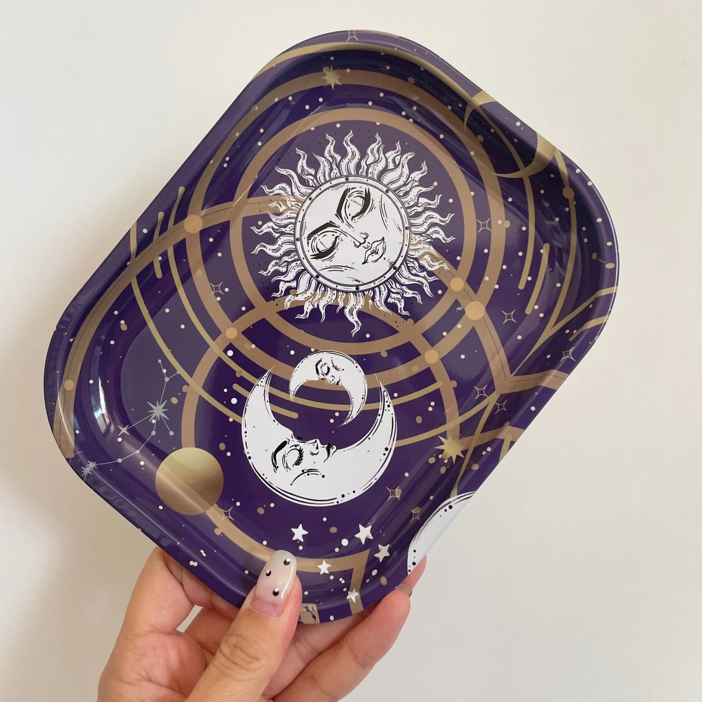 7×5.5 Inch Portable Rolling Tray