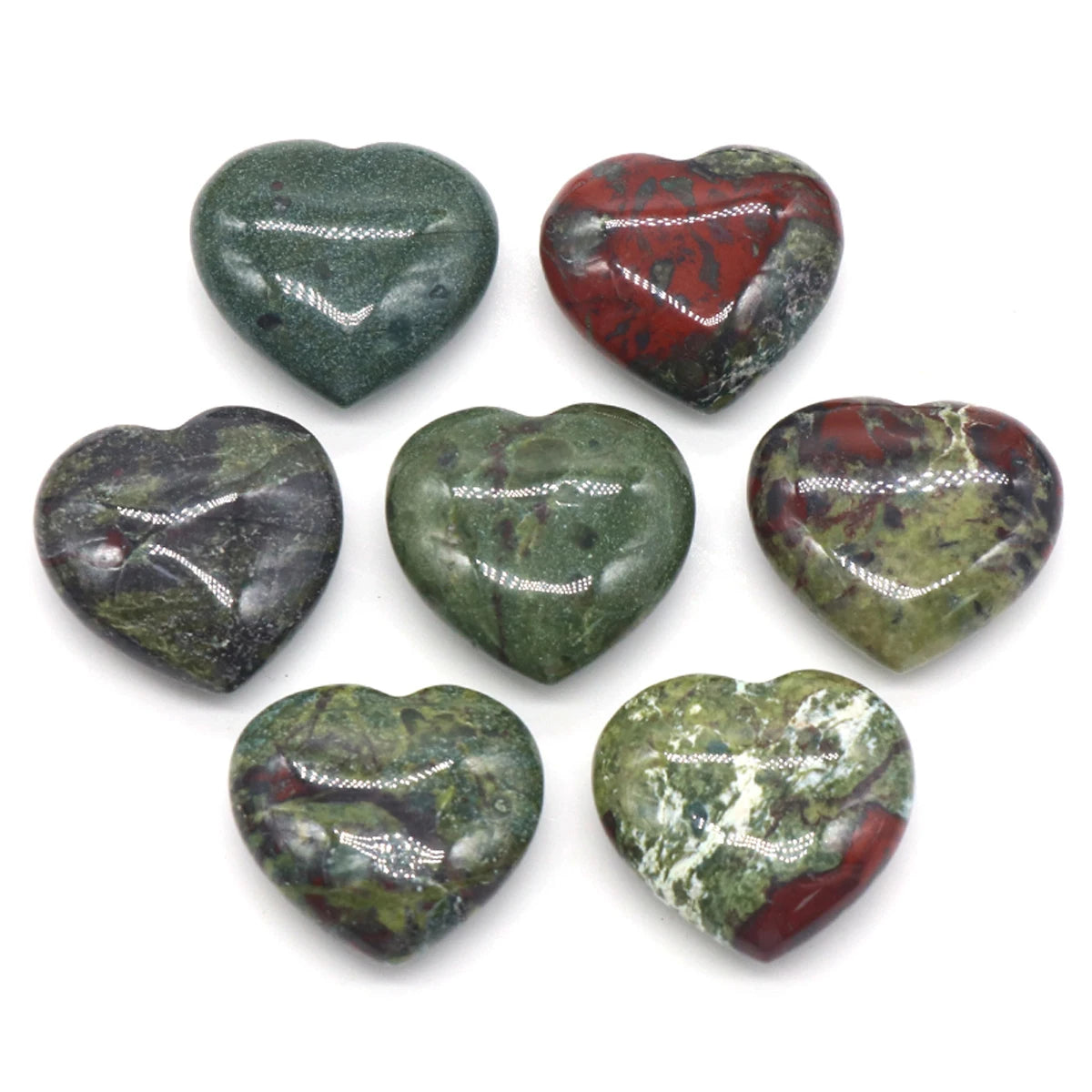 Natural Stone Heart Crystals – Rose Quartz, Amethyst & Gemstone Ornaments
