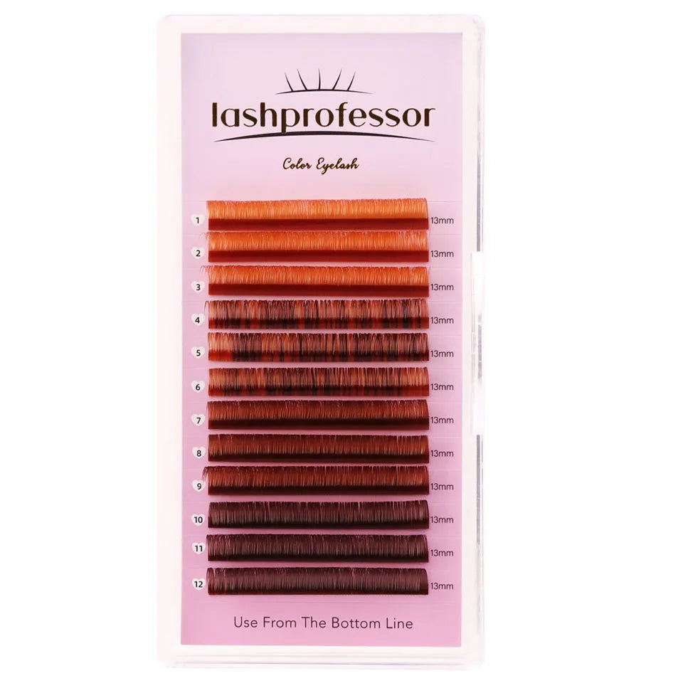 Colored Classic Eyelash Extensions – Soft, Natural & High-Quality Lashes