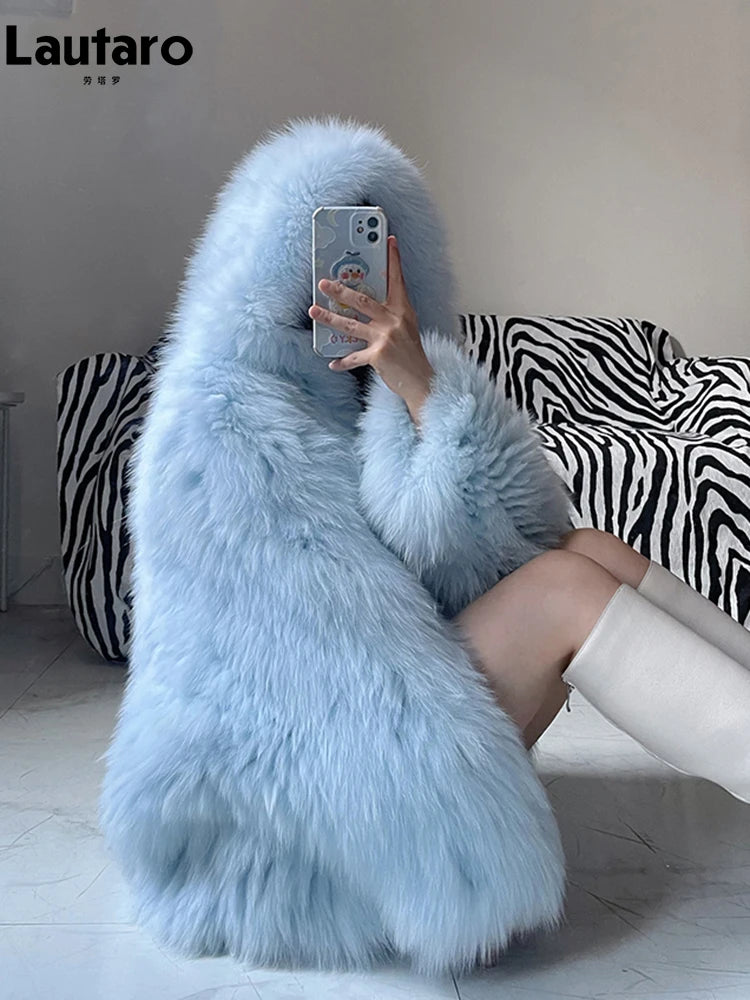 Lautaro Shaggy Faux Fur Jacket β Cozy Luxe With a Statement Twist