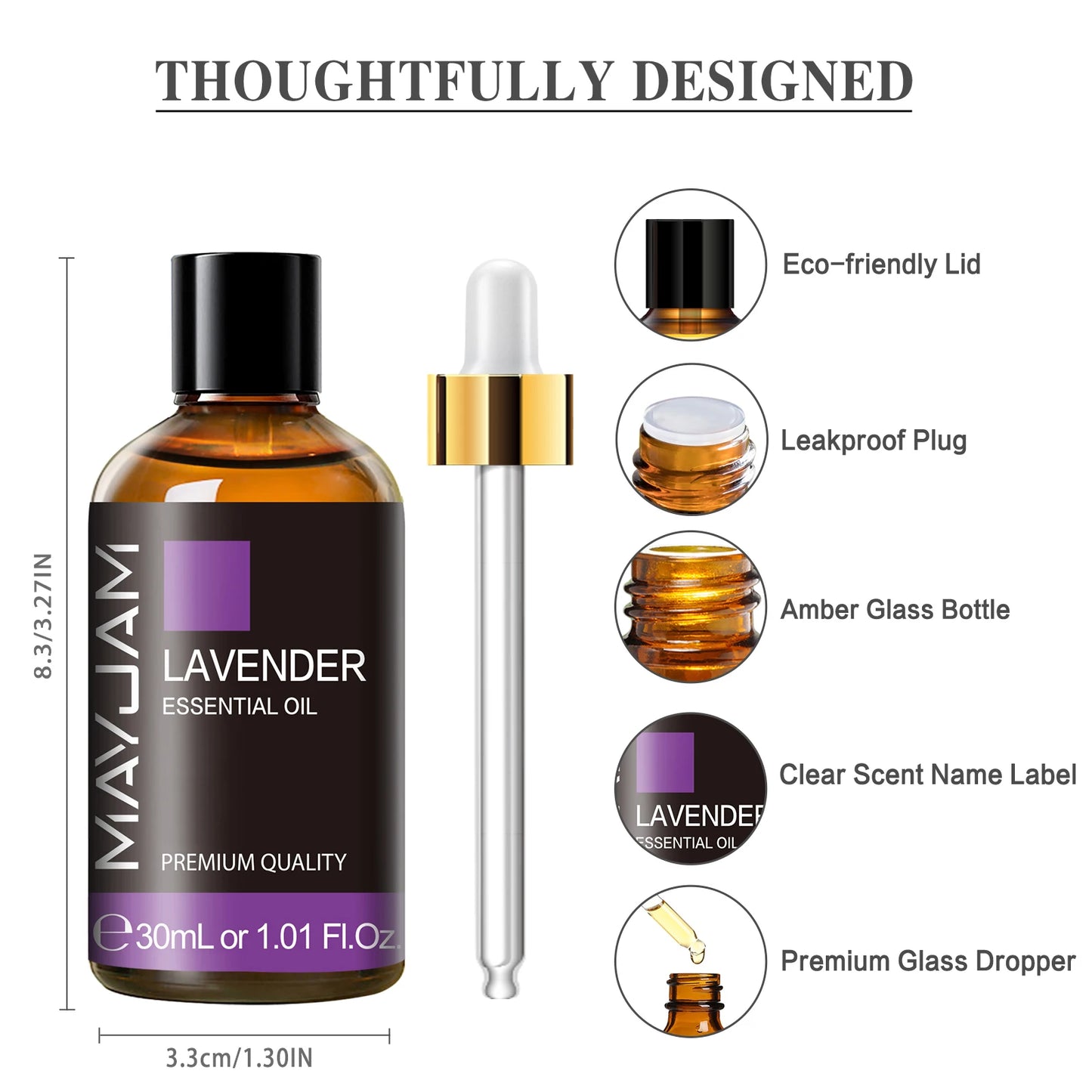 Aromatherapy Essential Oil – 30ml Single Scents