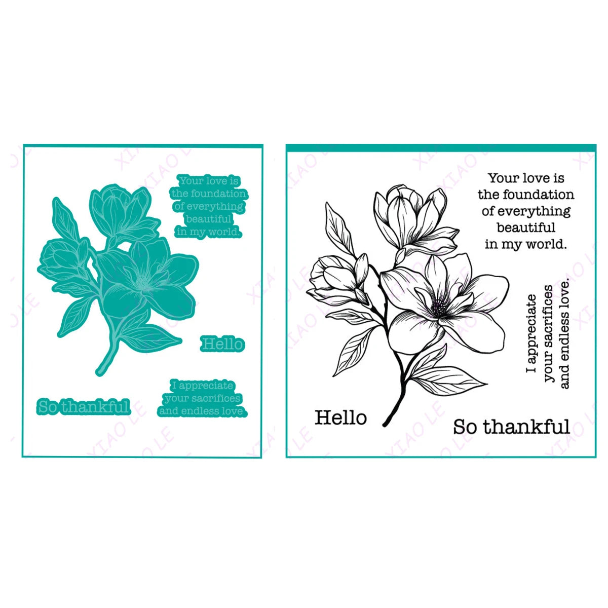 Holiday & Birthday Wishes Metal Cutting Dies – DIY Craft & Scrapbooking Stencils