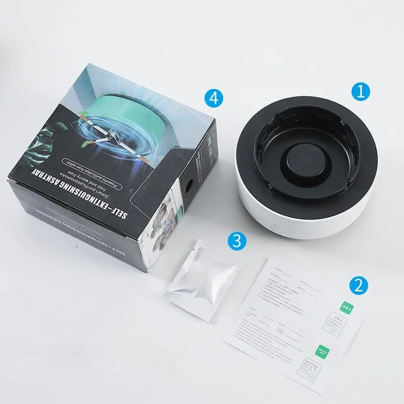 Smart Air Purifier Tray – Portable Anion Purification Gadget for Home & Car