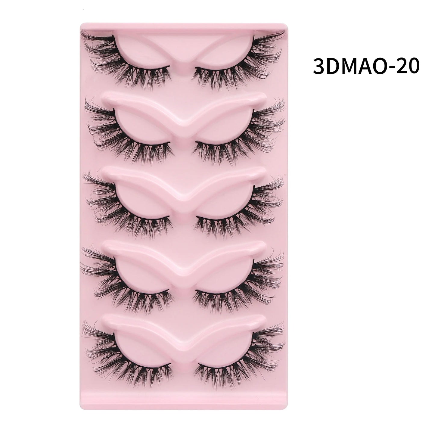 Cat Eye 3D Lashes – Fluffy, Wispy, Manga Magic