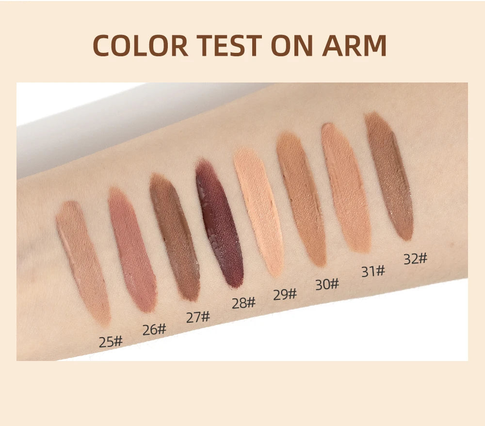 8pcs Liquid Eyeshadow Stick Set – Brown & Coffee Tones