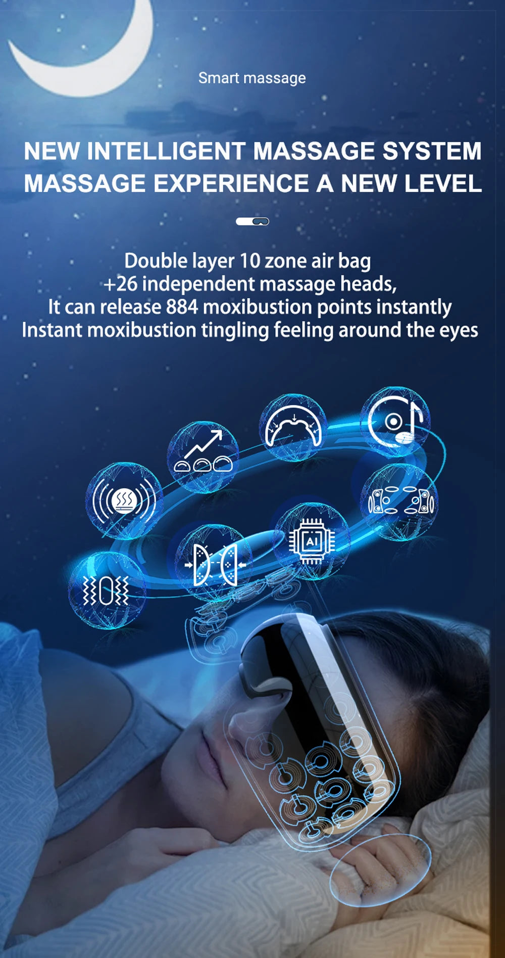 4D Electric Eye Massager – Relax. Recharge. Rejuvenate.