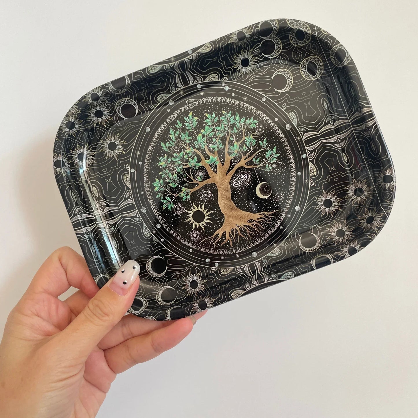 7×5.5 Inch Portable Rolling Tray