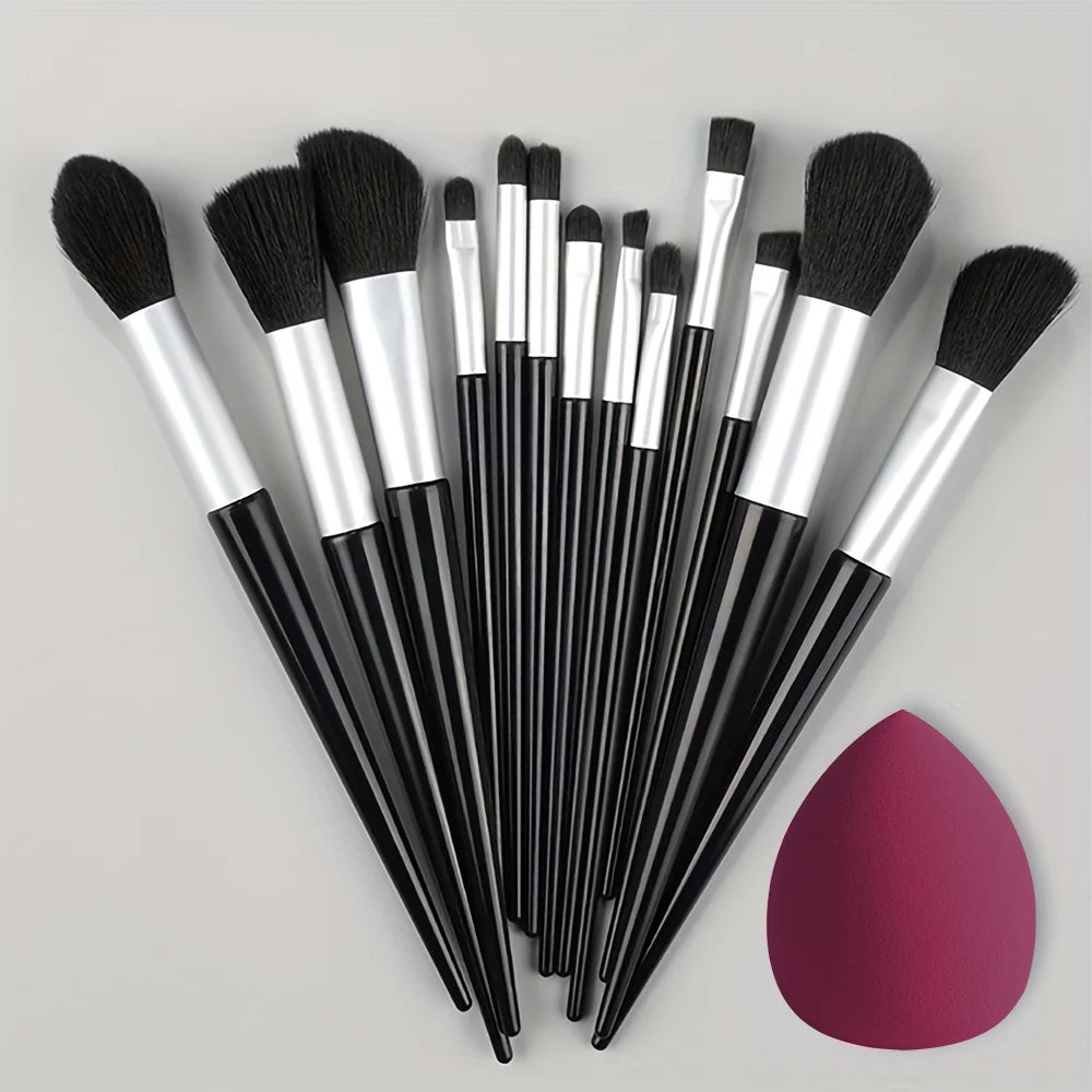 Professional Makeup Brush Set – 13pcs / 33pcs with Sponges & Tools