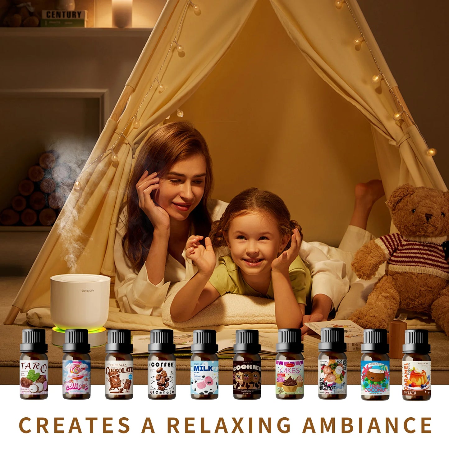 10ml Milk Fragrance Essential Oil – Long-Lasting Aroma for Diffusers, Car & Aromatherapy
