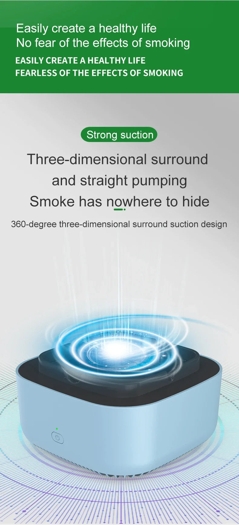 Smart Air Purifier Tray – Portable Anion Purification Gadget for Home & Car
