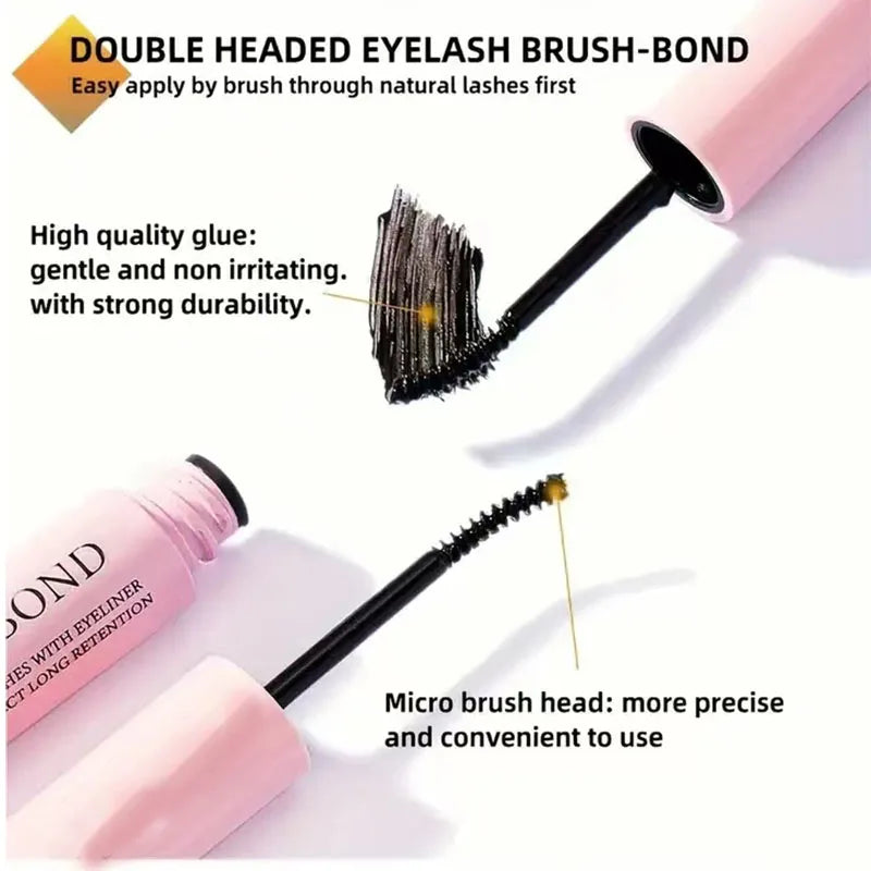 2-in-1 Lash Bond & Seal – Cluster Lash Glue + Clear Waterproof Coating (8ml)