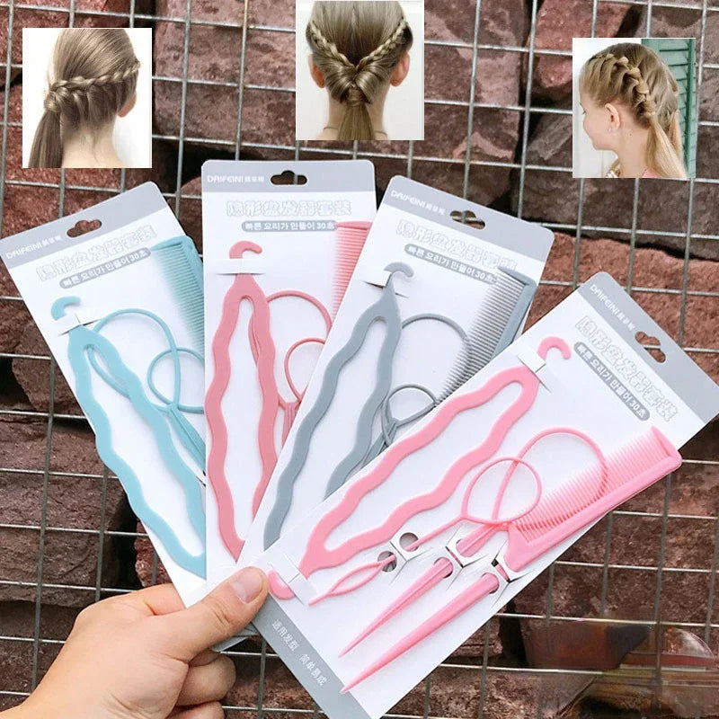 Magic Hair Styling Tools Set β Twist & Slay with Ease!