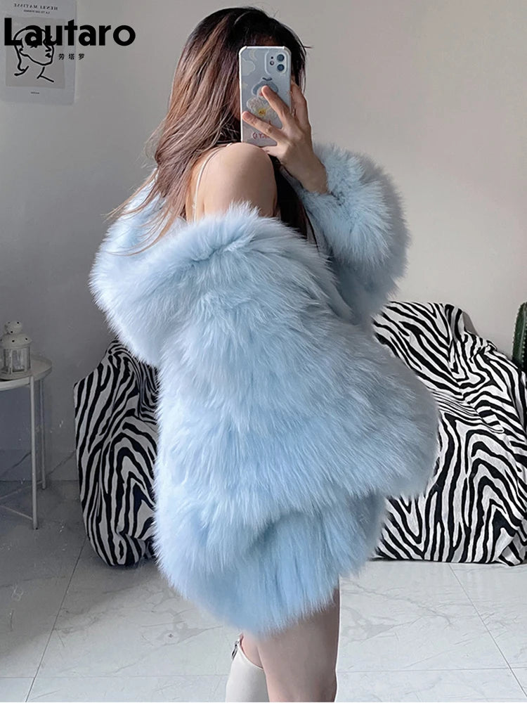 Lautaro Shaggy Faux Fur Jacket β Cozy Luxe With a Statement Twist