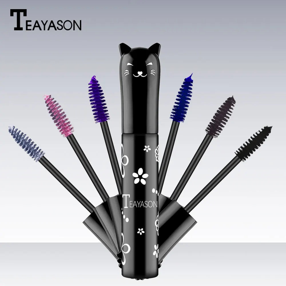 6-Color Waterproof Fast-Dry Mascara – Ink Your Lashes in Vivid Drama