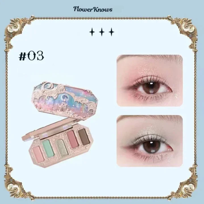 Flower Knows Moonlight Mermaid Eyeshadow Palette – 8 Magical Shades to Mesmerize