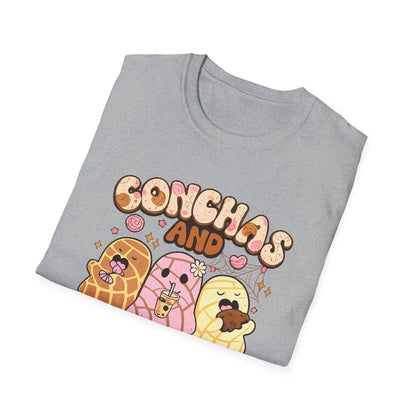 Conchas and Cucuy’s T-Shirt — Cute Mexican Bakery Pastry Tee