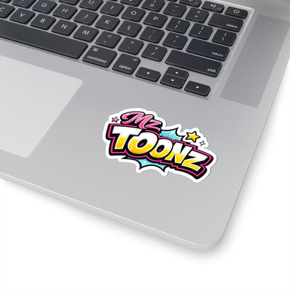Mz Toonz Cartoon Logo Sticker