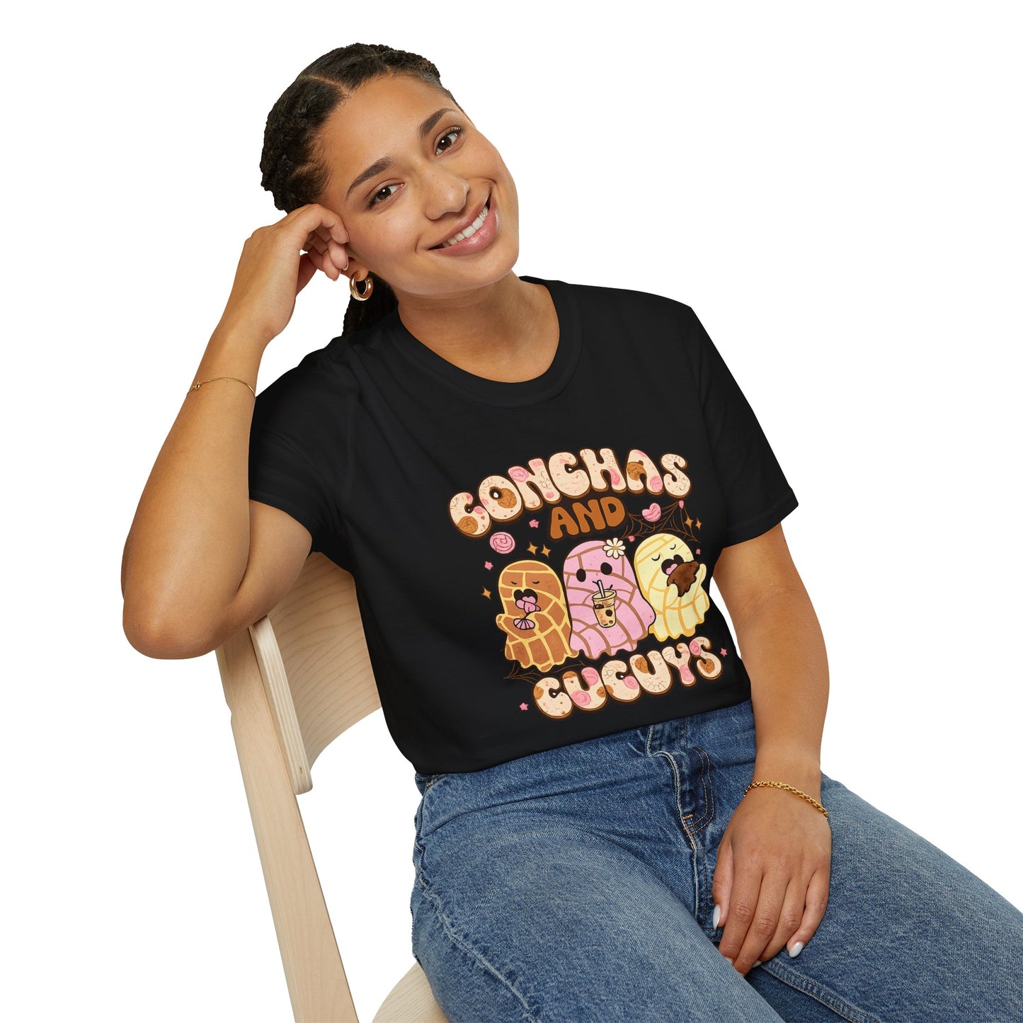 Conchas and Cucuy’s T-Shirt — Cute Mexican Bakery Pastry Tee