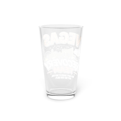 Las Vegas Retro Marquee Pint Glass — 16oz Beer Glass