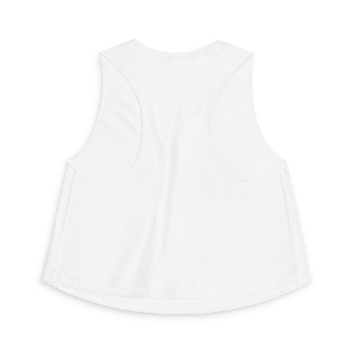 Ms Toonz Graphic Crop Top — Colorful Retro Cartoon Logo Tank for Women