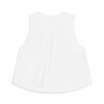 Ms Toonz Graphic Crop Top — Colorful Retro Cartoon Logo Tank for Women