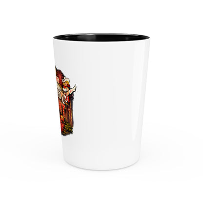 I Survived Fremont Street Shot Glass – Vegas Neon Casino Souvenir