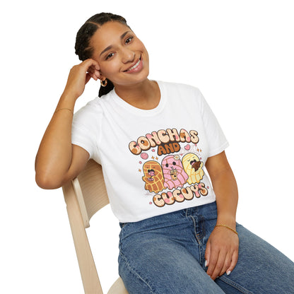 Conchas and Cucuy’s T-Shirt — Cute Mexican Bakery Pastry Tee