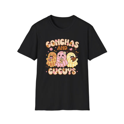 Conchas and Cucuy’s T-Shirt — Cute Mexican Bakery Pastry Tee