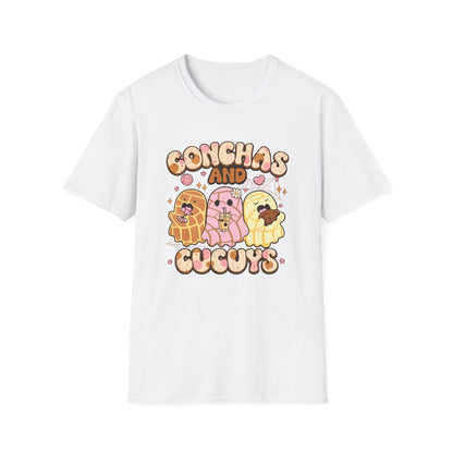 Conchas and Cucuy’s T-Shirt — Cute Mexican Bakery Pastry Tee