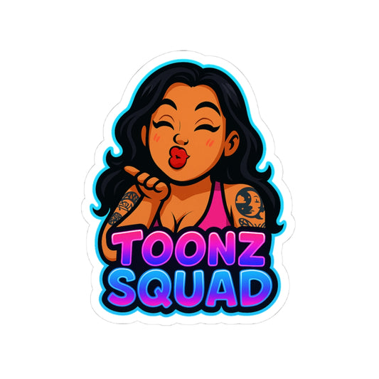 Toonz Squad Kiss-Cut Stickers | Fun, Vibrant Decals for Laptops, Water Bottles, Journals, Gifts, Parties, and more!
