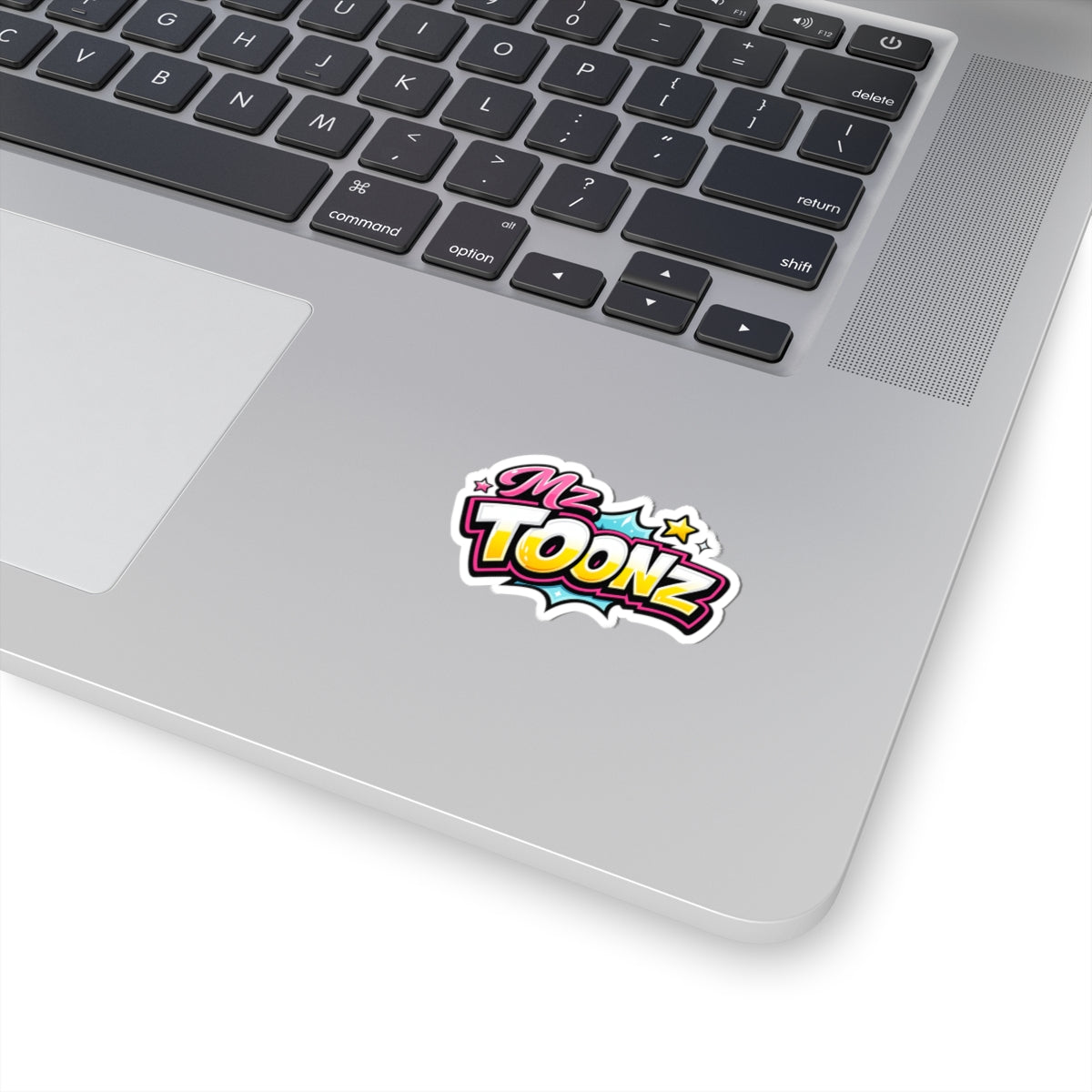 Mz Toonz Cartoon Logo Sticker
