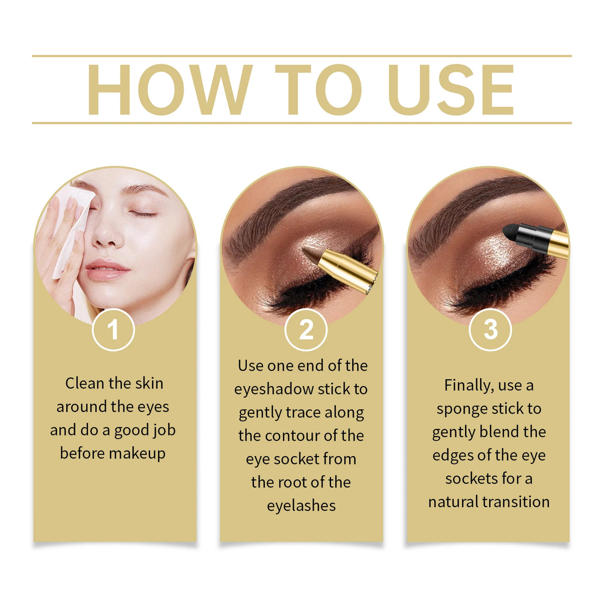 Double Head Shimmer Eyeshadow Pencil
