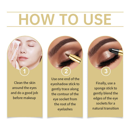 Double Head Shimmer Eyeshadow Pencil