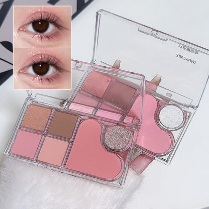 Six-Color Earth Tone Eyeshadow Palette