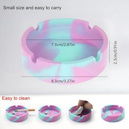 Silicone Glow-in-the-Dark Tray – Shatterproof, Easy-Clean Organizer for Indoor & Outdoor Use