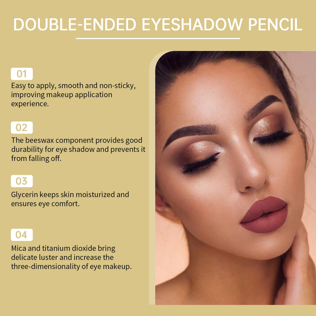 Double Head Shimmer Eyeshadow Pencil
