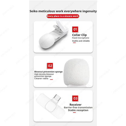 Wireless Lavalier Microphone – Clear Sound, Zero Delay