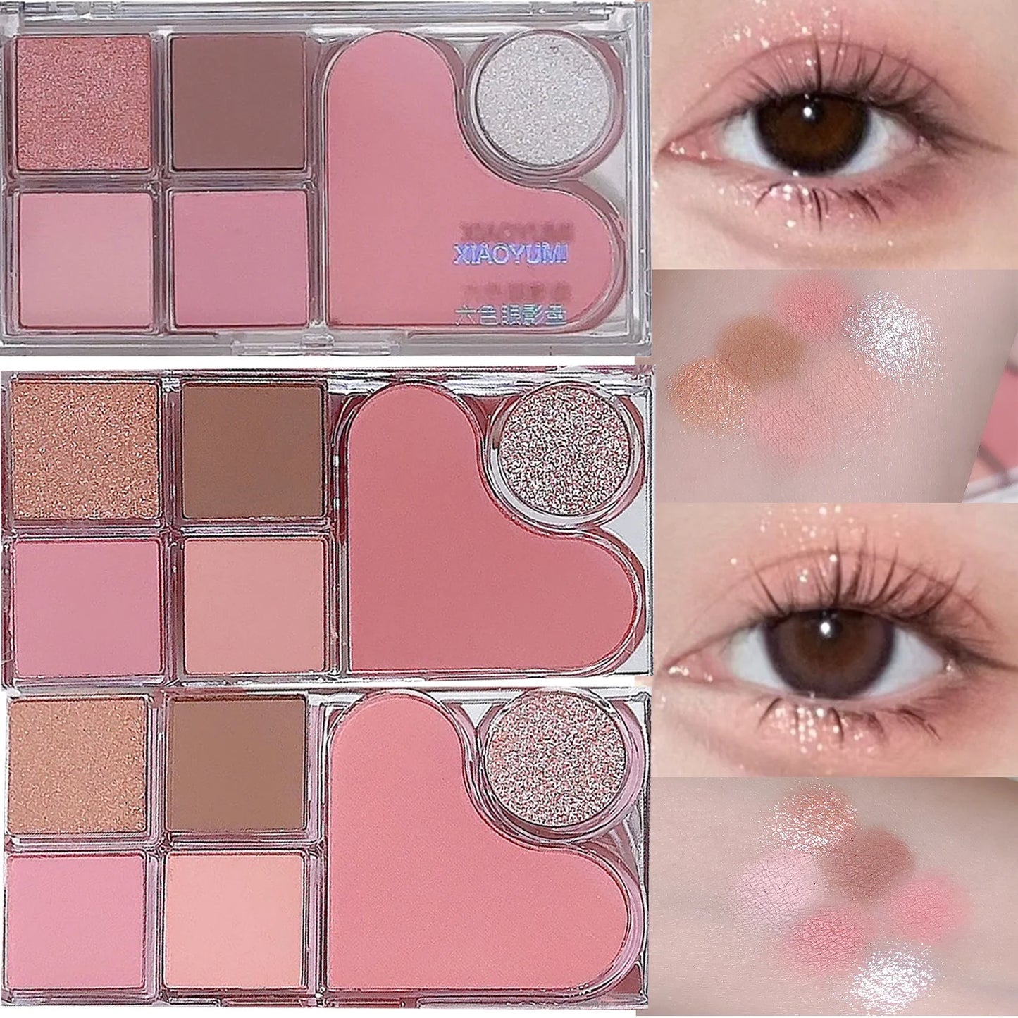 Six-Color Earth Tone Eyeshadow Palette