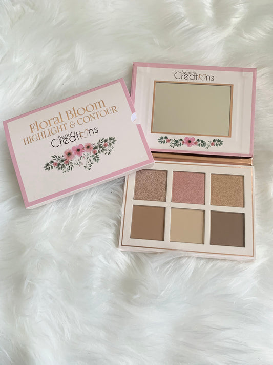 Floral Bloom Highlight & Contour Palette