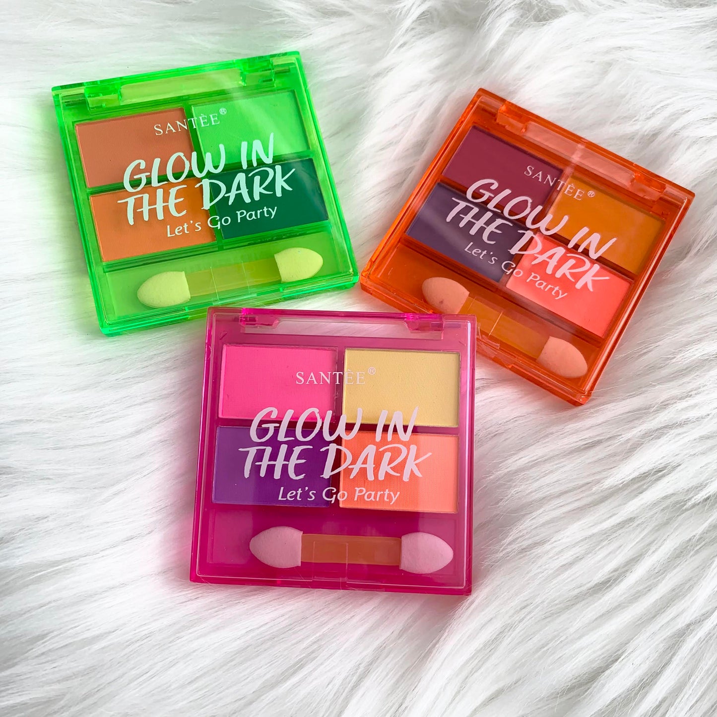 Santee Glow in the Dark “Let’s Go Party” Eyeshadow Palette
